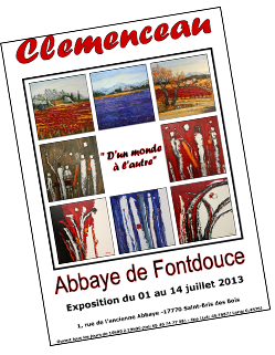 Exposition  l'Abbaye de Fontdouce (17)